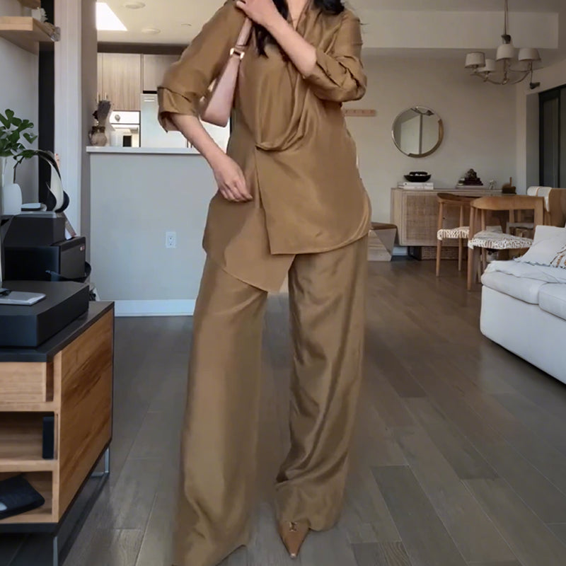 🌸New Arrival 50%OFF💖 Women's Fashion Top Pants 2- Piece Set