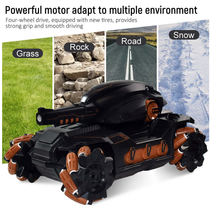 Water Bomb RC Battle Tank with Gesture Control