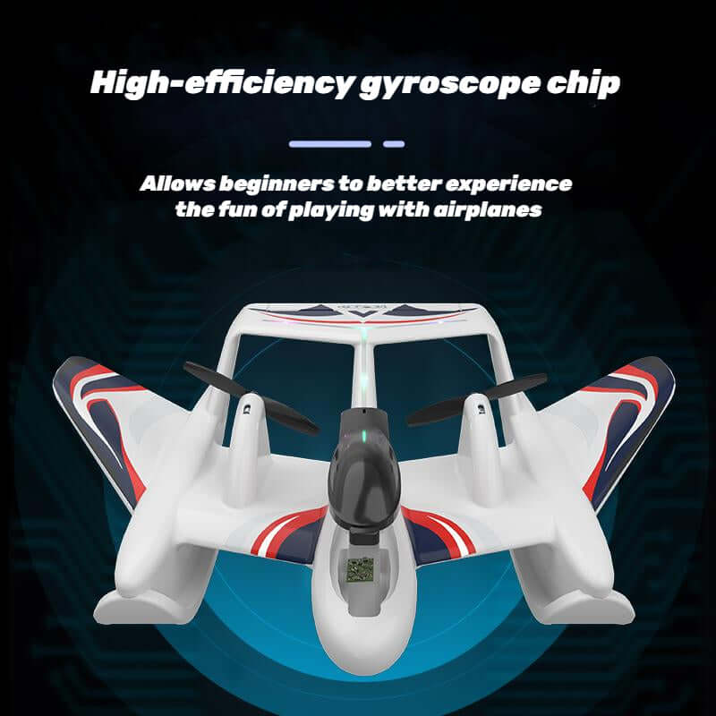 Kidstoylover Sea, Land, Air Glider with Gyro & LED