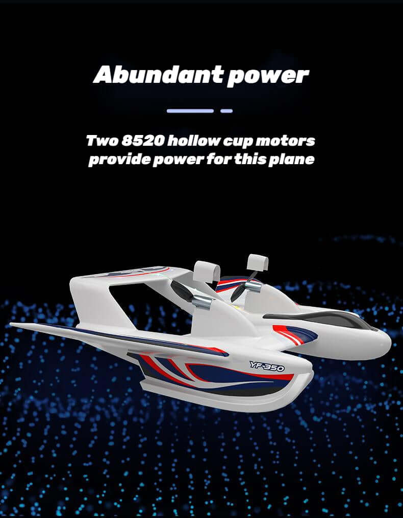 Kidstoylover Sea, Land, Air Glider with Gyro & LED